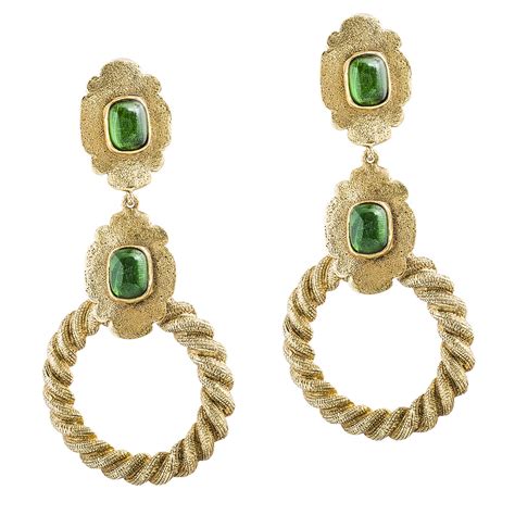 green chanel earrings|buy vintage Chanel earrings.